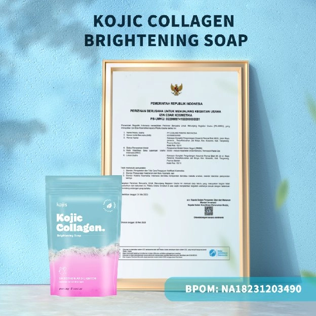 Collagen Brightening Soap / Bright Glow Face Soap / Soap/ Sabun /Pemutih Badan