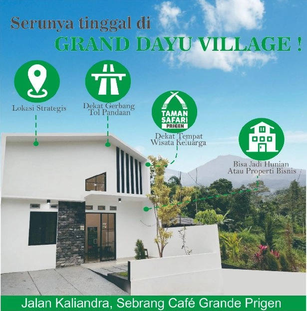 Menuju SOLD OUT Habiskan Stok Sisa 2 Kavling GRAND DAYU VILLAGE Jln Raya Kaliandra Prigen 