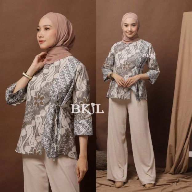 Baju Batik wanita Kenongo Kemeja Batik terbaru