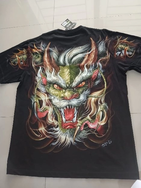 Kaos Rock Chang Dragon Head