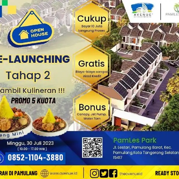 siap huni dan termurah di pusat pamulang