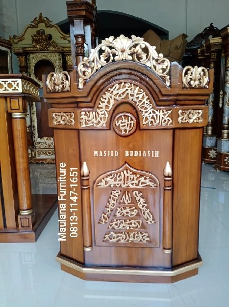 mimbar masjid podium ready