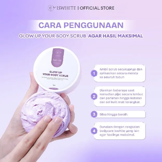 Glow Up Your Body Scrub - Scrub Badan - Lulur Pemutih Brightening Exfoliator | Menghaluskan dan Menc