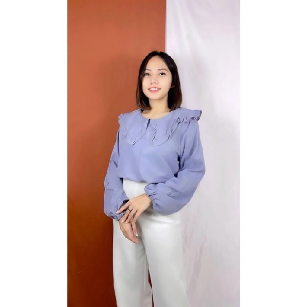 Baju Blouse Dewia Premium Crincle