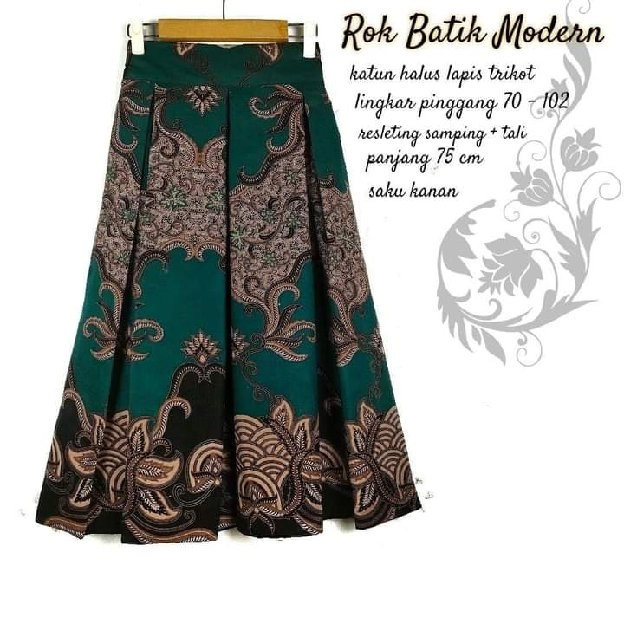 BEST SELLER?Ready Rok batik 7/8 premium lapis trikot?CantikKerenKeceAll size Pinggang belakang full 