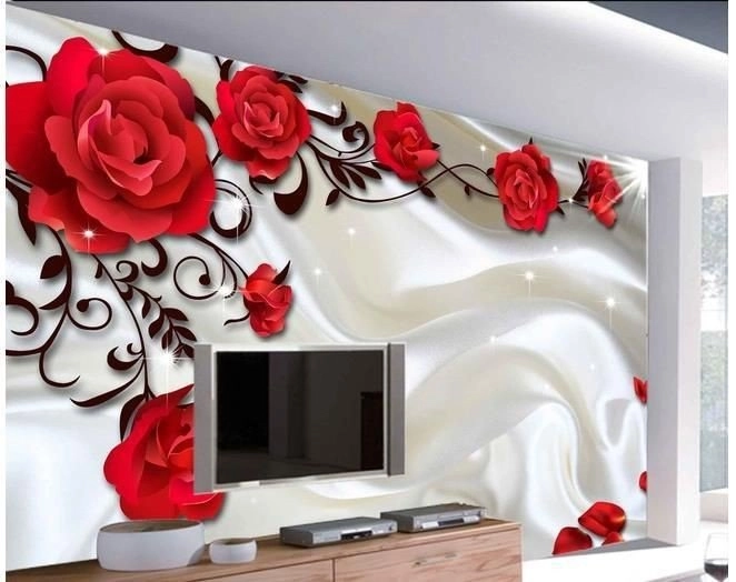 Pasang wallpaper dinding 3d custom toko jual dan pesan hordeng murah rollerblind vertikal blind