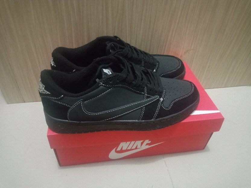 sepatu nike air jordan black phantom