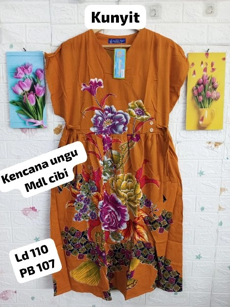 DRESS KENCANA UNGU