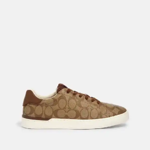 sepatu coach Sneakers Brown Signature (SCH 04)