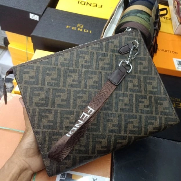 Tas Clutch Bag Fendi FF Handbag Tas Tangan