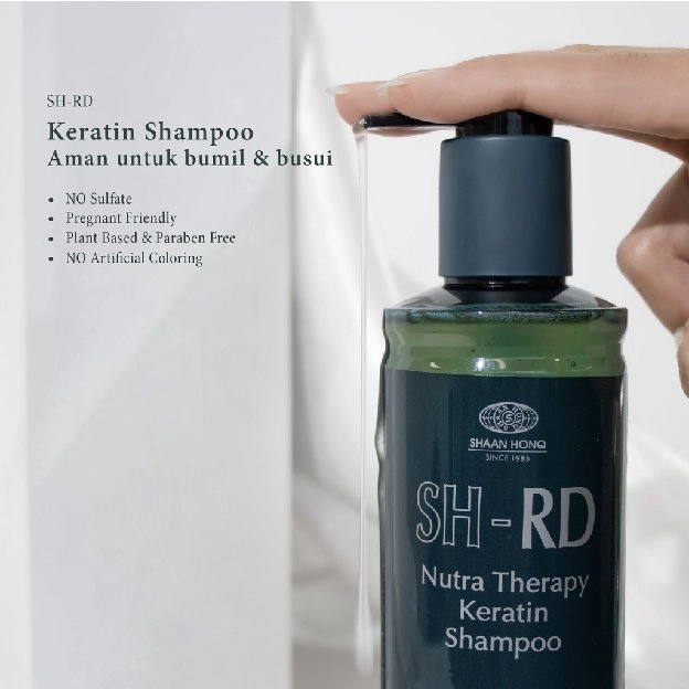 SHRD Nutra Therapy Keratin Shampoo 250ml | Cocok untuk Dermatitis Seboroik & Psoriasis | Sulfate & P