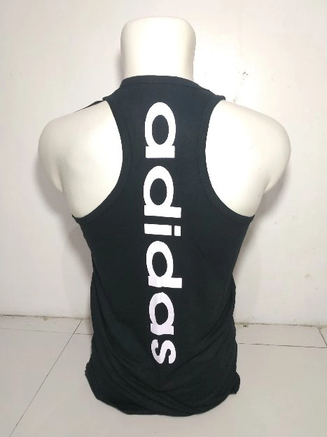 Kaos Singlet Fitness Bahan Spandek