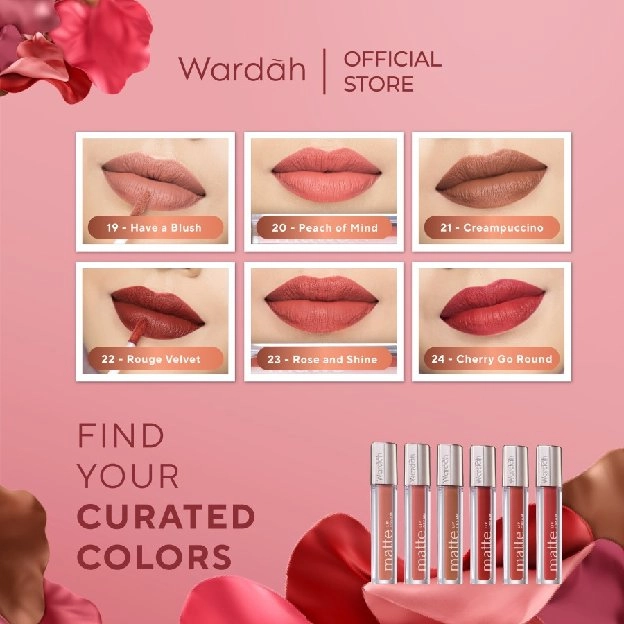 Wardah Lip Cream Exclusive Matte Cair Lipcream