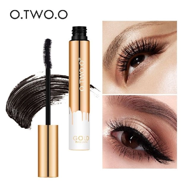 Mascara Long Lasting Volumizing Gold Mascara EYELINER STAMP Eyelash Maskeup