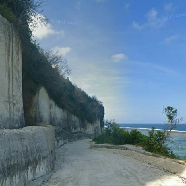 Dijual 3,316 Ha. FRONT BEACH Jl. Karang Pandawa Pantai Tanah Barak Kutuh Kuta Selatan