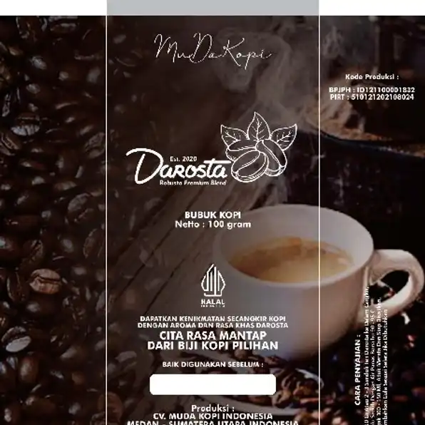 Darosta ( Kopi bubuk Robusta Bland )