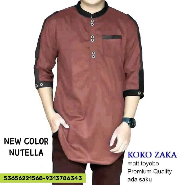 DISKON ❗❗KOKO ZAKA, Baju Koko Pria Muslim, MODEL PAKISTAN 