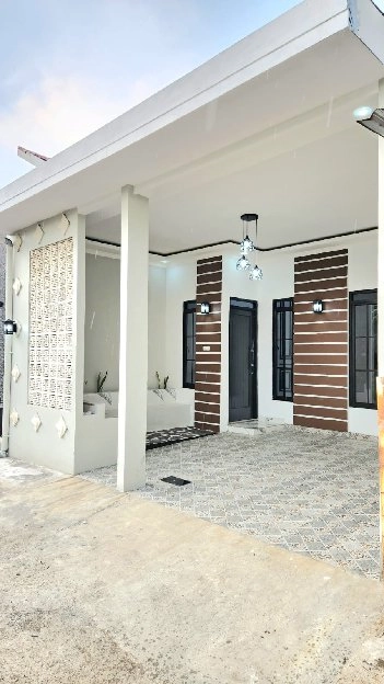 Rumah Minimalis Taman Tematik Cantik Didalam cluster