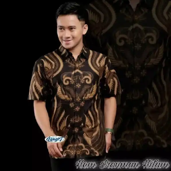 Kemeja Batik Pria Dewasa Big Size Jumbo Lengan Panjang M-10xl