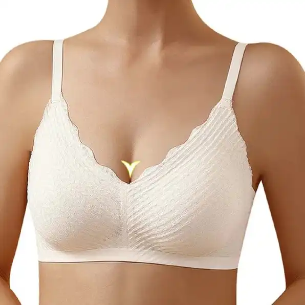 Breathable seamless bra 