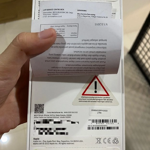 iPhone 14 Promax 256gb resmi iBox Indonesia 