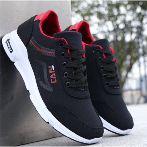 sepatu pria sneakers running fashion SRT sporty dan trendy