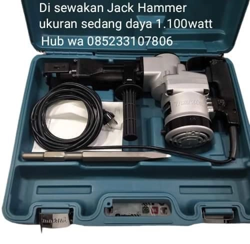 persewaan alat proyek Jack Hammer Bor drill beton Hub WA kami 085233107806