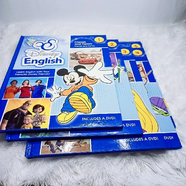 [Borongan] 15 Series Buku Belajar Bahasa Inggris Anak Dengan Karakter Disney Favorit