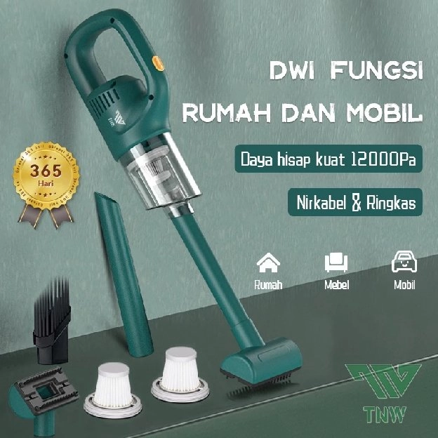 Vacuum Cleaner Portabel untuk Rumah &  Mobil