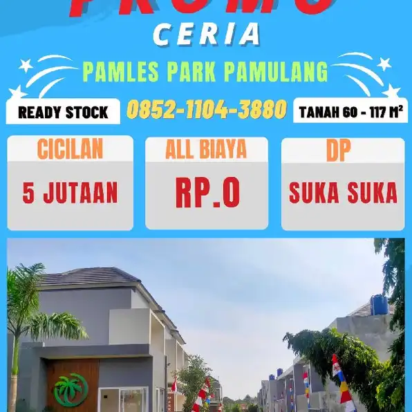 2 lantai murah di pamulang harga 800 jutaan