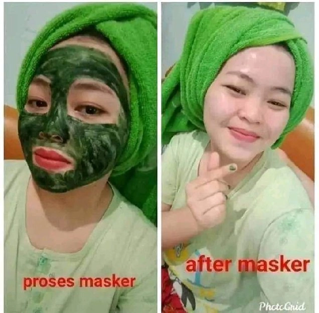 Masker Spirulina Nasa