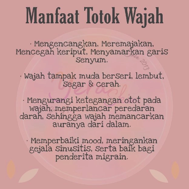 Facial & totok wajah home care