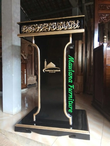 Mimbar podium masjid / presiden