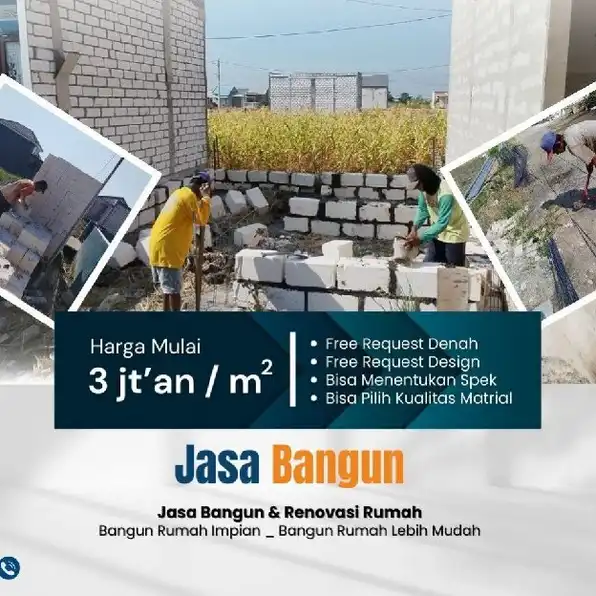 Jasa Bangun Rumah & Renovasi Skema Fleksible Cash Kredit 