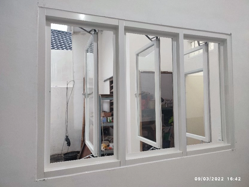 kusen aluminium pintu jendela dan kaca 