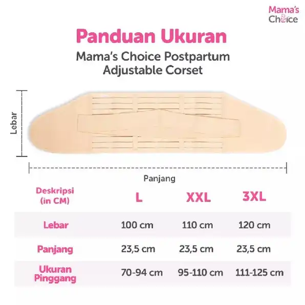 Korset Melahirkan | Postpartum Adjustable Corset Mama's Choice