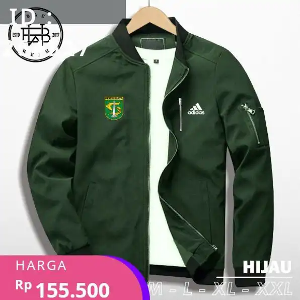 Jaket Parasut Anti Air Terbaru Pria wanita Outdoor-Indoor Premium PERSEBAYA