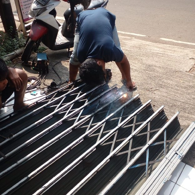 081310150492 ahli folding gate galvanis kali baru harja Mukti Cipayung pondok terong ratu jaya tapos