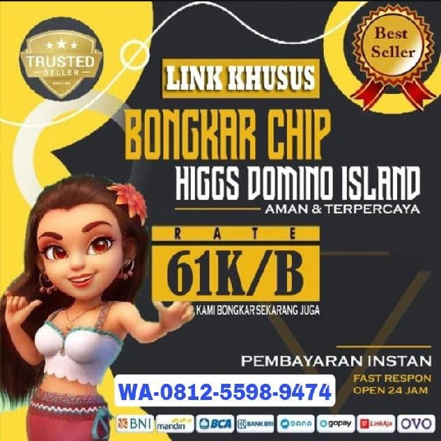 OPEN BONGKAR CHIP HIGGS DOMINO ISLAND TERIMA BONGKARAN CHIP