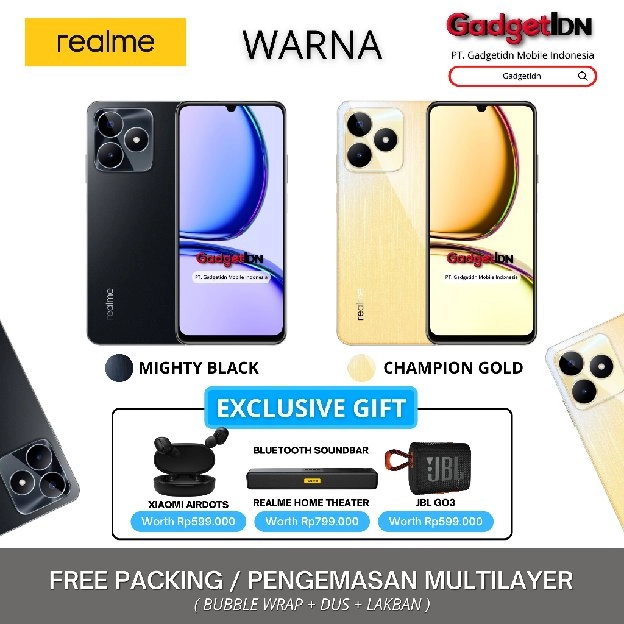 REALME C53 NFC 12/128GB (6GB + 6GB EXTENDED RAM) GARANSI RESMI REALME