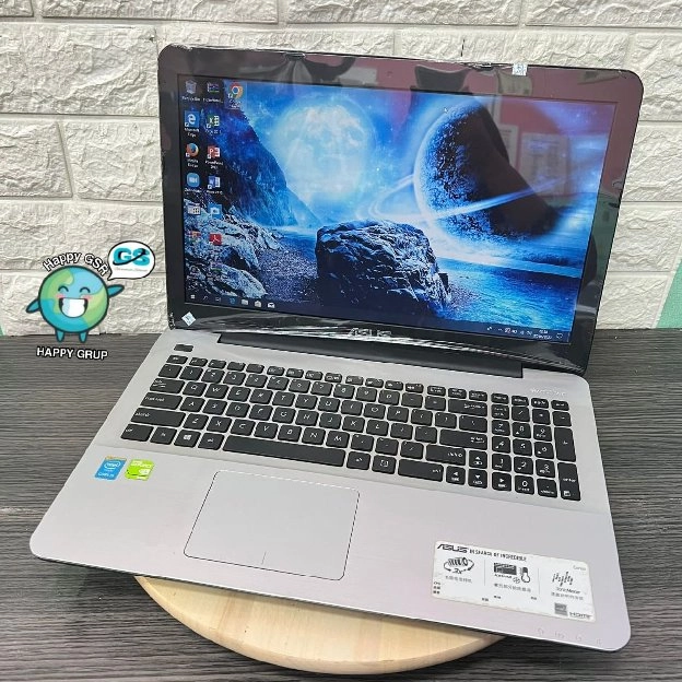 ASUS I5 GEN4 RAM 8GB SSD 256GB NUMLOCK VGA GEFORCE SIAP PAKAI BISA COD