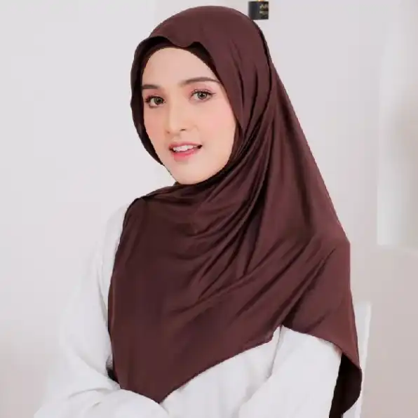 Ishana Pashmina Inner Oval Ninja Menutup Dada Hijab Instant Meleyot Jersey Inara