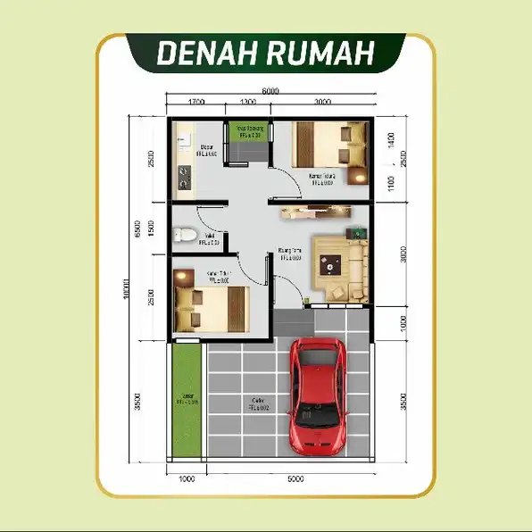 Grand Artha Mulya Rumah Dekat Stasiun Tanpa DP 5 Juta All In 