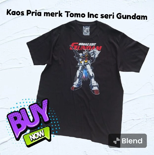 Kaos Pria TomoInc Mobile Suit Gundam