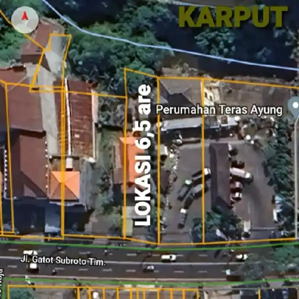 Dijual 6,5 are FREE RUKO 2LT, Jl. Gatsu Timur Depan TERAS AYUNG Kesiman Petilan Denpasar