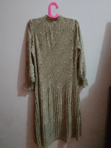 dress tangan panjang