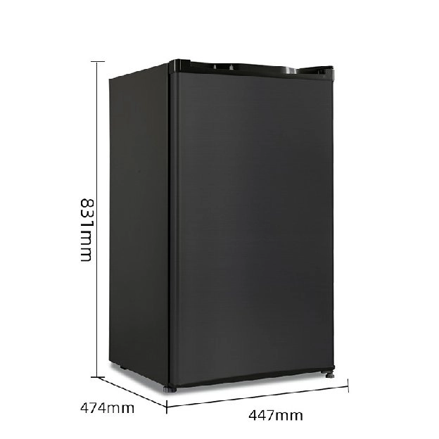 Changhong Kulkas 1 pintu (Refrigerator) Lemari Es Kapasitas 100 Liter – Black CBC 100 (Semi Auto-Def