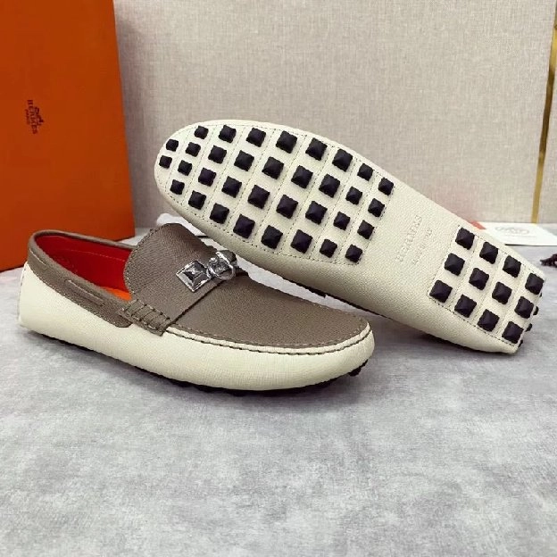 sepatu loafers moccasin pria hermes