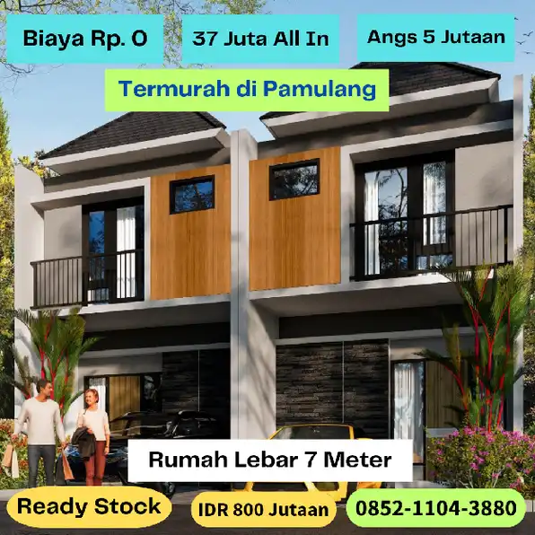 Rumah Murah Lebar 7 Meter di Pamulang