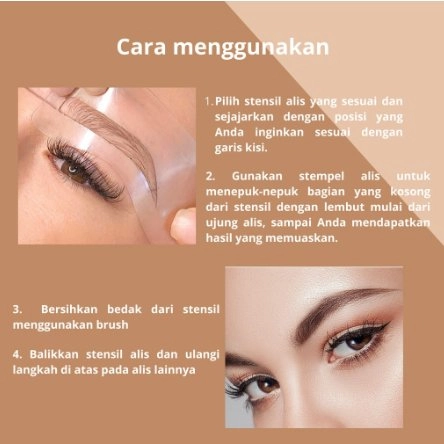 Eyebrow Powder Cetakan Alis Original Shaping Eyebrow Stamp Alis Stempel Alis Instan Hairline